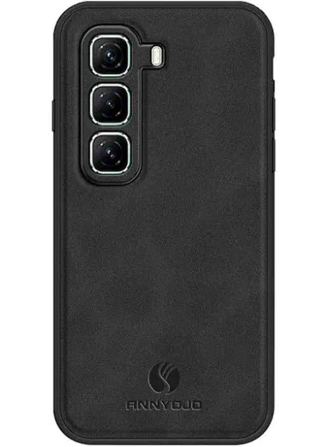 Protective Cover  For Infinix Hot 50 Pro , Slim Fit Soft Back TPU Case Flexible Silicone Cover Compatible For Infinix Hot 50 Pro - Black